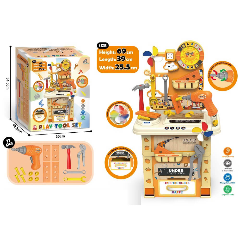 Velika Majstorska Radionica – Set Alata za Male Majstore Velika Majstorska Radionica – Set Alata za Male Majstore