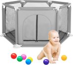Sigurna Ogradica za Bebe sa 15 Loptica – Prostor za Igru i Razvoj - Slika 4