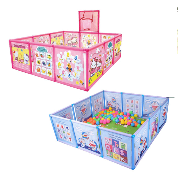 Ogradica za Bebe sa Košem – Sigurno Mesto za Igru i Aktivnosti