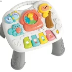 Edukativni Sto za Bebe – Muzikalna Stolica sa Svetlom i Interaktivnim Životinjama