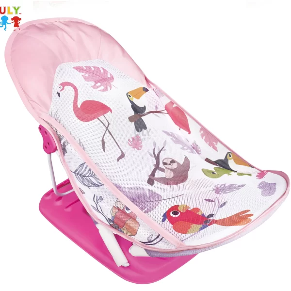 Podesiva Stolica za Kupanje Beba sa Jastukom – Sklopiva i Udobna Podrška za Kupanje