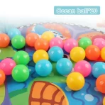 Edukativna Prostirka za Bebe – Prostirka za Igru sa Lopticama za Razvoj i Aktivnosti - Slika 4