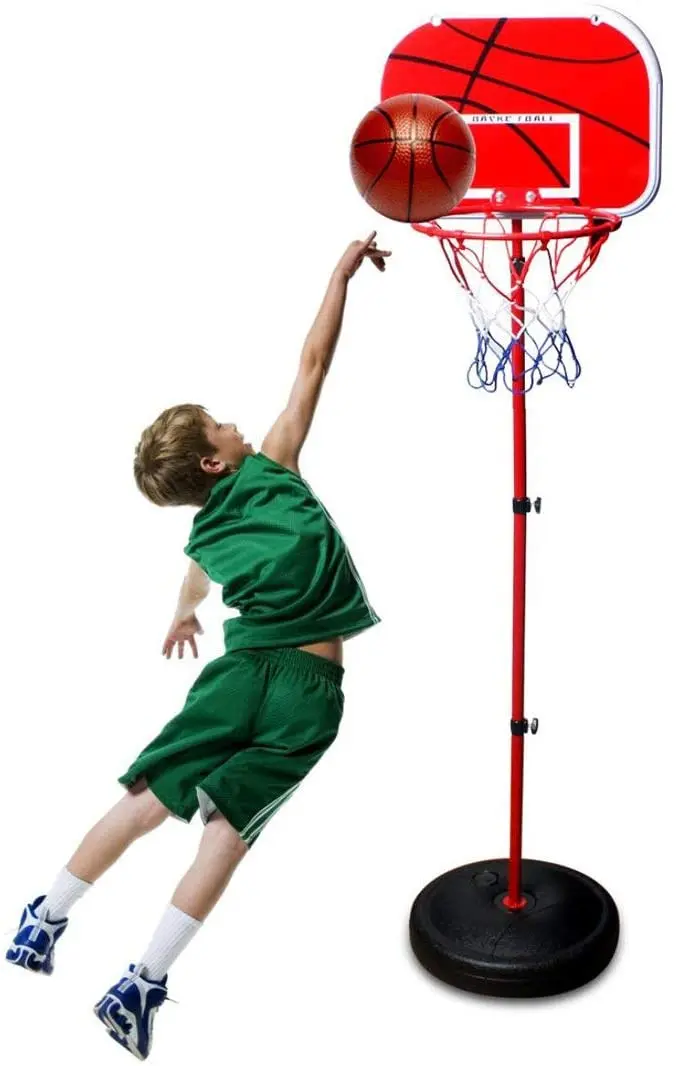 main-image-2 Prenosivi koš za decu i decak kako zakucava loptu