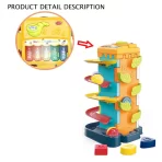 Muzički set za bebe sa svetlom – Piano toranj sa stazom i igračkama - Slika 4