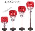 Prenosivi koš za decu – Stabilna košarkaška igra za kuću i dvorište - Slika 4