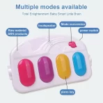 Aktivna Podloga sa Dinosaurusom – Sa Klavijaturom i 5 Senzornih Igračaka za Bebe - Slika 4