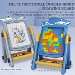 2-u-1 Multifunkcionalna Dečija Tabla za Crtanje, Muziku i Slagalice - Slika 5
