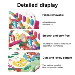 Aktivna Podloga sa Dinosaurusom – Sa Klavijaturom i 5 Senzornih Igračaka za Bebe - Slika 2