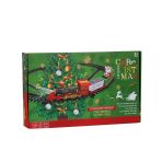 Električni božićni voz sa stazom – Interaktivna dekoracija i igračka za praznike - Slika 2