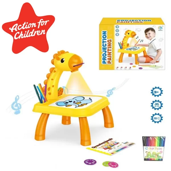 Projektor za crtanje ŽUTI