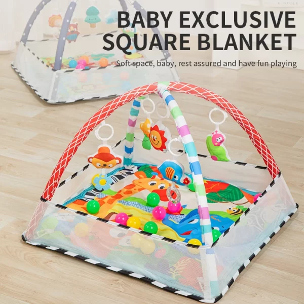 Ogradica sa Mekanom Podlogom i Lopticama za Bebinu Igru