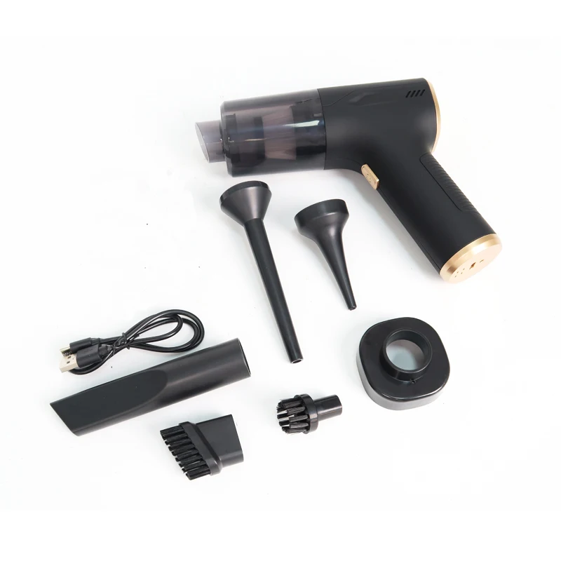 main-image-1 Prenosni bežični mini usisivač za auto, dom i kuhinju sa nastavcima u crnoj boji