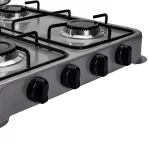 Prenosni gasni šporet sa 4 gorionika od nerđajućeg čelika - Slika 3