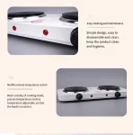 Nerđajući električni dupli rešo sa plamenim gorionikom – prenosna ploča za kuvanje - Slika 5