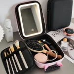 Kozmetička torba – prenosiva makeup kozmetička torba sa ogledalom za šminku