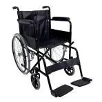 Aluminijumska invalidska kolica u crnoj boji