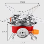 Rešo na gas – prenosivi mini plinski rešo za kampovanje, planinarenje i piknik - Slika 2