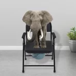 Toalet stolica za starije i osobe sa invaliditetom – Metalna prenosiva komoda - Slika 6