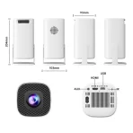 Smart Home Theater Projektor ZOKU S40MAX – Android 11, WiFi6, Laser LED, 150 - Slika 4