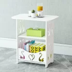 Mini beli stočić – Moderan plastični sto za dnevnu sobu i spavaću - Slika 4