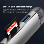 6 u 1 OTG čitač kartica – USB 3.0 i Type-C adapter za memorijske kartice - Slika 5