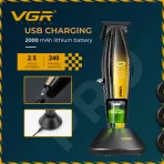 VGR V-992 trimer za šišanje – Profesionalni barber trimer sa DLC oštricom - Slika 4