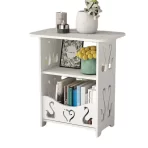 Mini beli stočić – Moderan plastični sto za dnevnu sobu i spavaću - Slika 2