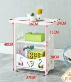 Mini beli stočić – Moderan plastični sto za dnevnu sobu i spavaću - Slika 3