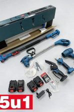 Aku set za orezivanje 5u1 – Multifunkcionalni aku set za dvorište i baštu - Slika 3