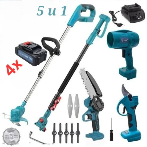 Aku set za orezivanje 5u1