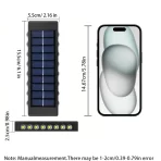 Solarna LED lampa za ogradu – vodootporna dekorativna lampa sa senzorom - Slika 4