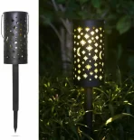 Solarna baštenska lampa – Zvezda i mesec dekorativna LED lampa za dvorište - Slika 5
