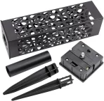 Solarna lampa za travnjak toplo žuta – vodootporna LED baštenska rasveta za dvorište - Slika 2