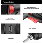 Mini Električni Odvijač HILDA 3.6V – Kompaktan Alat za Kućne Popravke - Slika 3