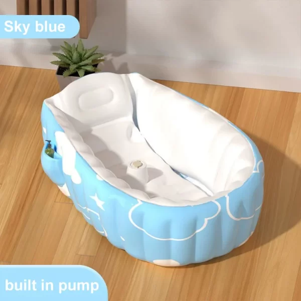 Kadica na Naduvavanje za Bebe Plava