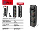 Prenosivi Bluetooth zvučnik sa RGB osvetljenjem i mikrofonom