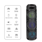 Prenosivi Bluetooth zvučnik sa RGB osvetljenjem i mikrofonom