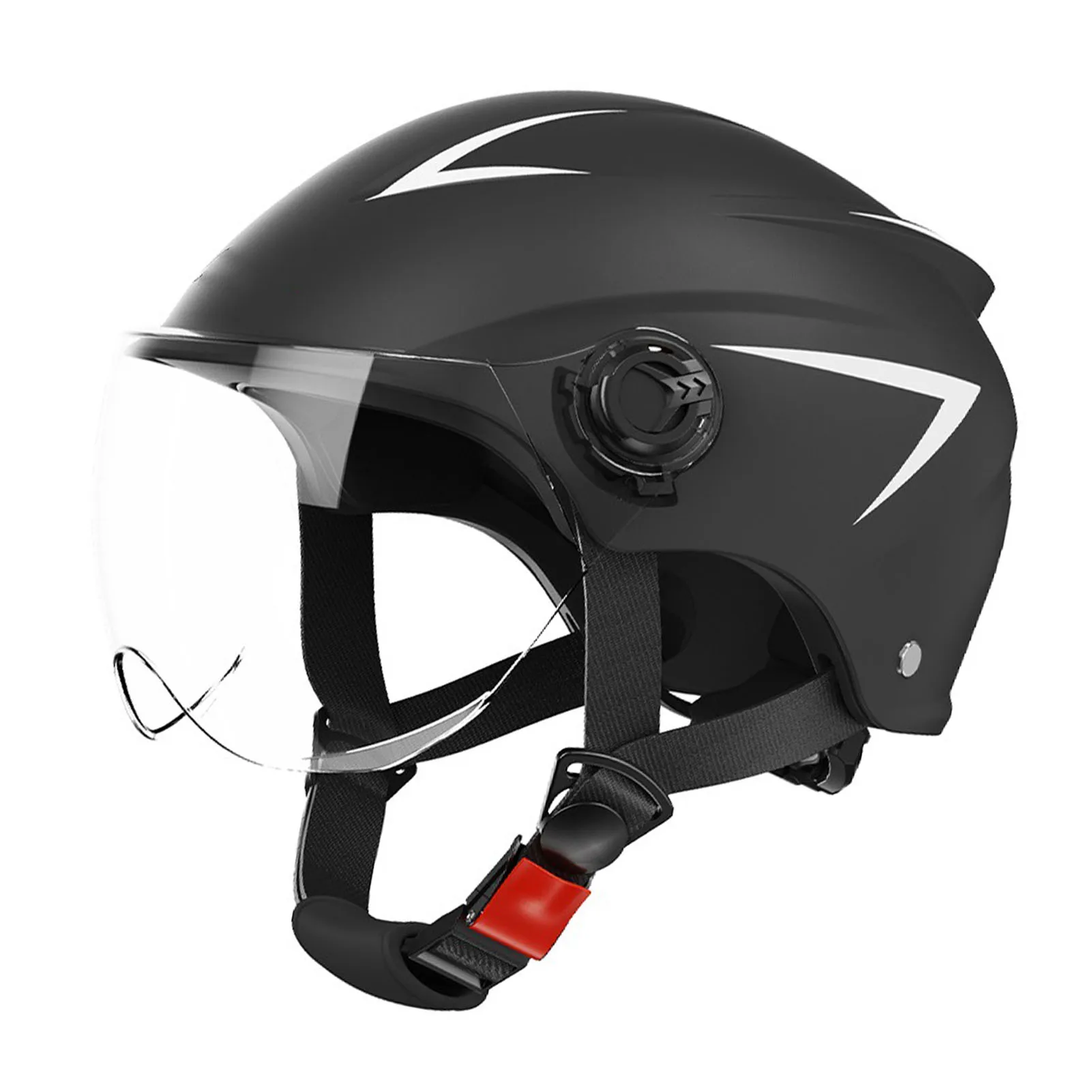 Moto kaciga sa vizirom crna Moto kaciga sa vizirom u crnoj boji