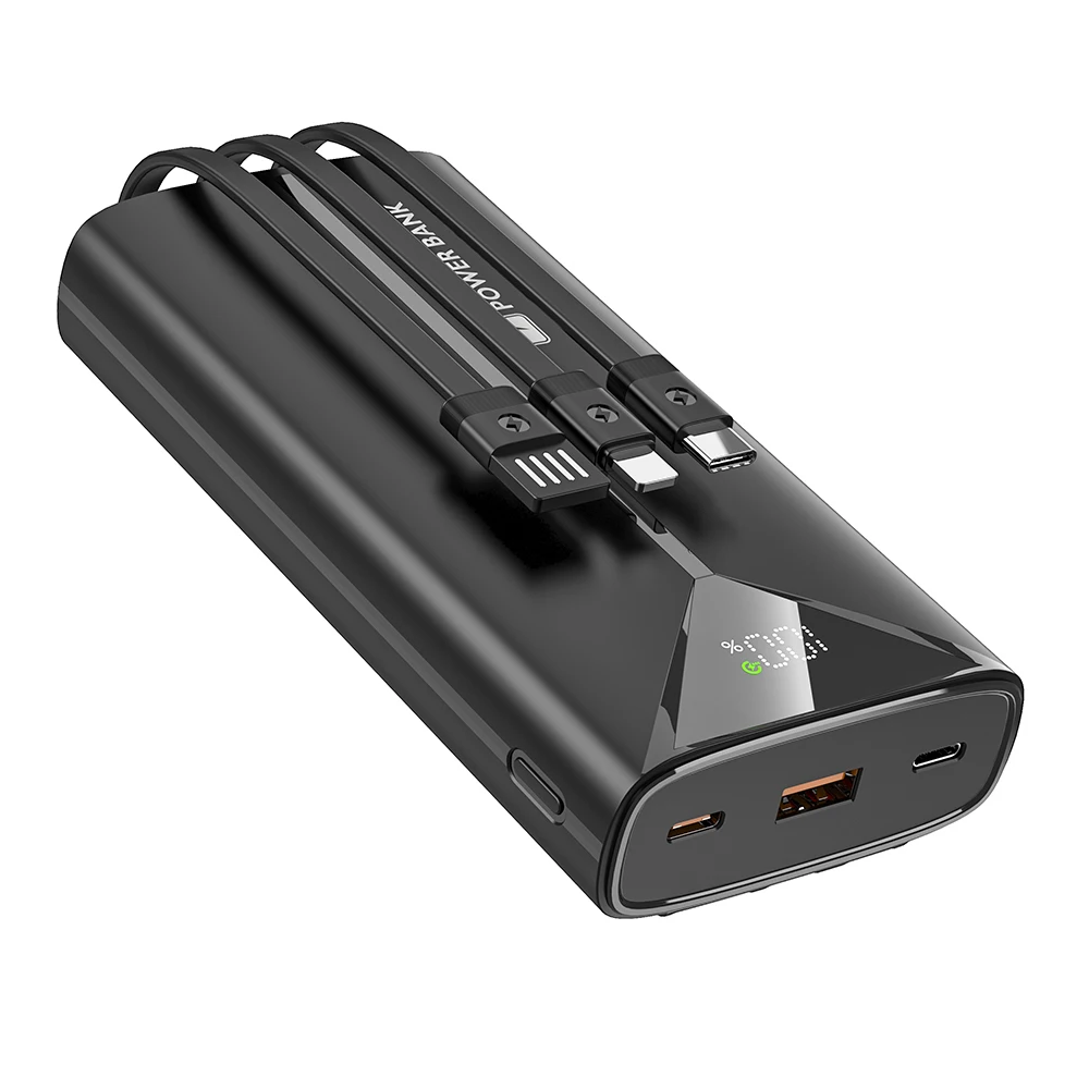 Power bank adap Power bank u crnoj boji