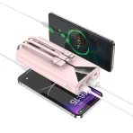 Power bank 20000mAh sa ugrađenim kablovima i brzim punjenjem 22.5W - Slika 2